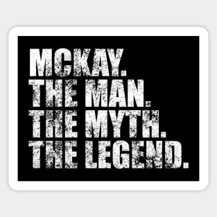 Mckay Legend Mckay Family name Mckay last Name Mckay Surname Mckay Family Reunion Sticker